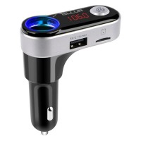 Tellur B2 Bluetooth FM трансмитер с USB-A, MicroSD, MP3/WMA плеър, FM радио, USB зарядно и микрофон