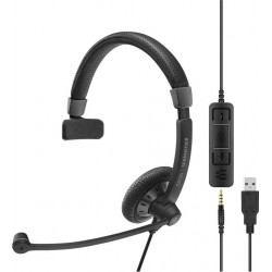 EPOS I Sennheiser SC 45 моно слушалка, MS, USB-A и 3.5 мм жак