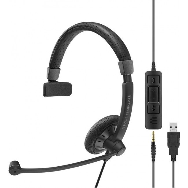 EPOS I Sennheiser SC 45 моно слушалка, MS, USB-A и 3.5 мм жак EPOS I Sennheiser SC 45 моно слушалка, MS, USB-A и 3.5 мм жак