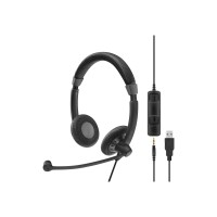 EPOS IMPACT SC 75 USB MS стерео слушалки, Microsoft Teams, USB-A и 3.5 мм жак