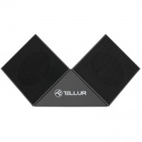 Tellur Nyx TLL161131 преносима Bluetooth колонка, 6 W, AUX 3,5 мм, MicroSD, Micro-USB, черна