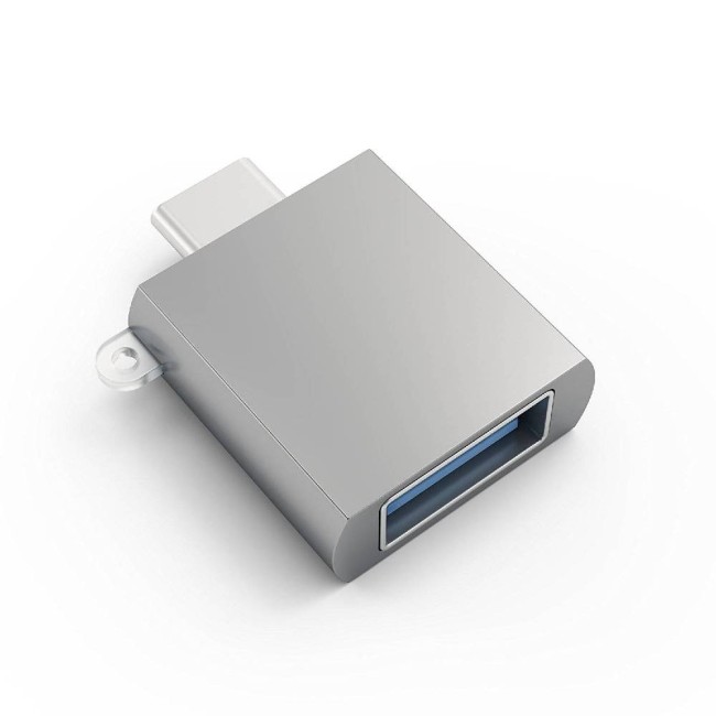 Satechi адаптер - USB-C към USB-A женско, за MacBook и PC с USB-C портове, тъмносив