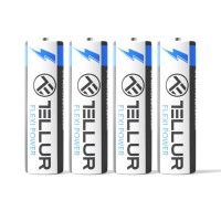 Tellur Flexi Power батерии, супер алкални, AA LR6, 1.5V, 4 бр./компл.