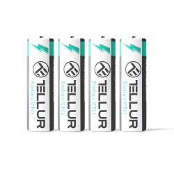 Tellur Endura Cell батерии, цинково-въглеродни, AA R6, 1.5V, 4 бр./комплект