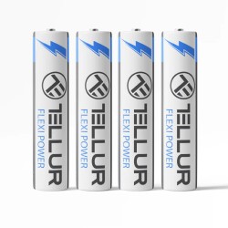 Tellur Flexi Power батерии, супер алкални, AAA LR03, 1.5V, 4 бр./компл.