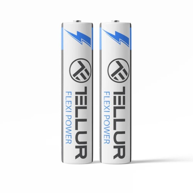 Батерии Tellur Flexi Power, Super Alkaline, AAA LR03, 1.5V, 2 бр./компл.